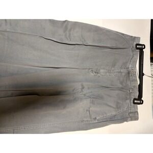 Savane Mens 34x32 Grey Flat Front Straight Leg Slash Pockets Dress Pants NWT
